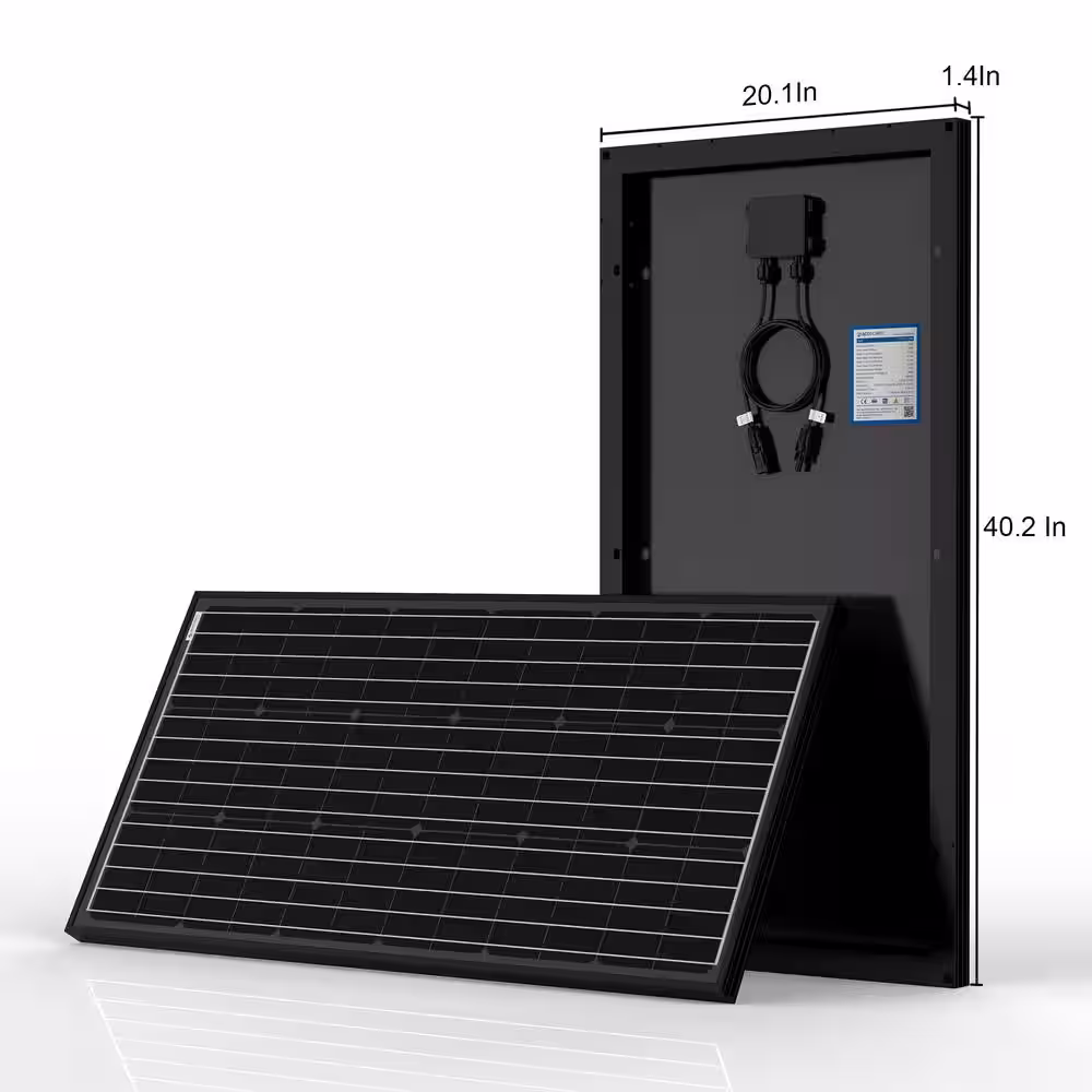 ACOPower 800-Watt Monocrystalline OffGrid Solar Power Kit with 8 x 100-Watt Solar Panel, 60 Amp MPPT Charge Controller