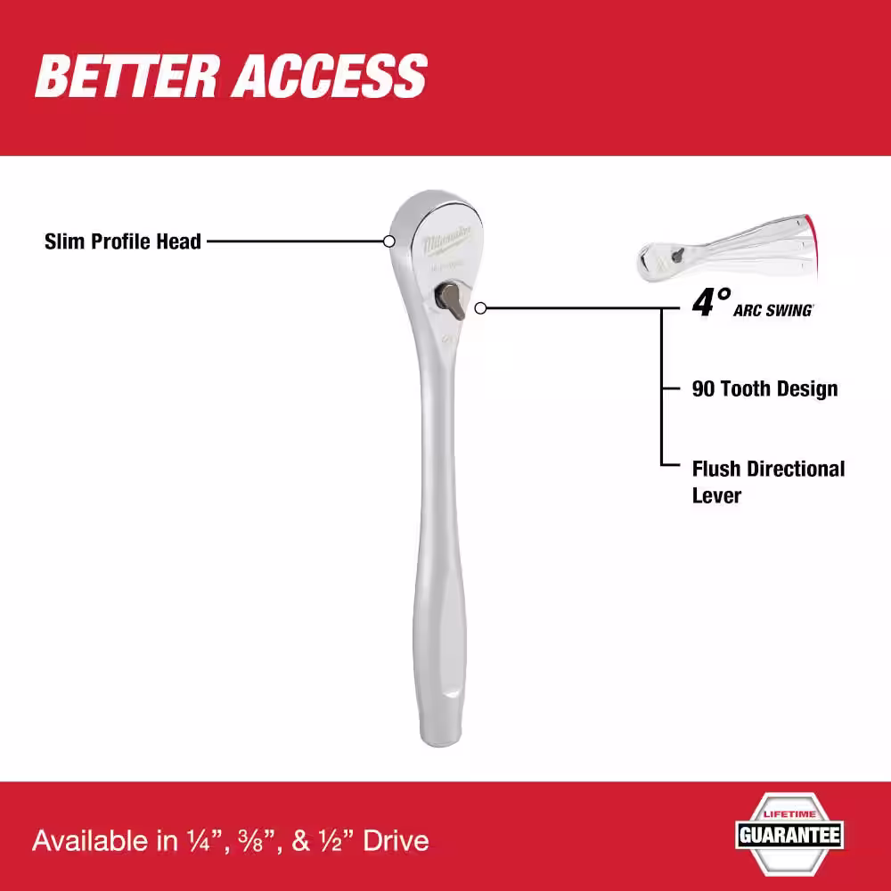 Milwaukee 1/2 in. Drive Ratchet
