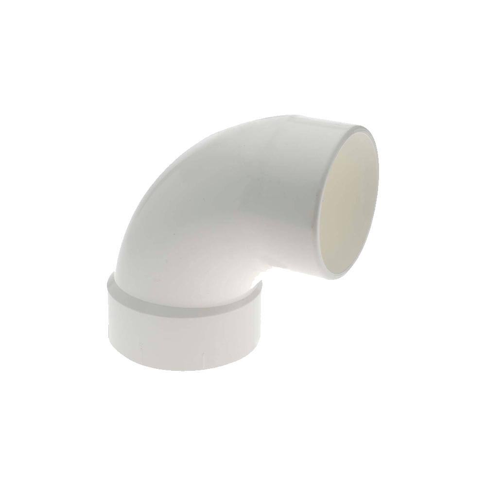 VPC 2 in. PVC DWV 90-Degree Street Elbow Fitting