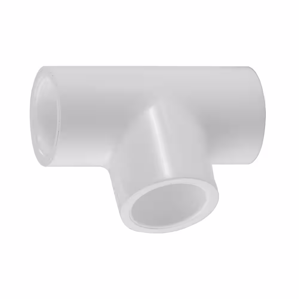 VPC 1-1/4 in. PVC Schedule 40 All Hub Tee Fitting