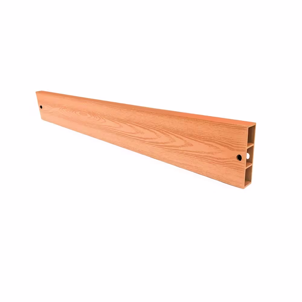 Frame It All 2 in. Series 16 ft. Classic Sienna Straight Composite Playground Border Kit