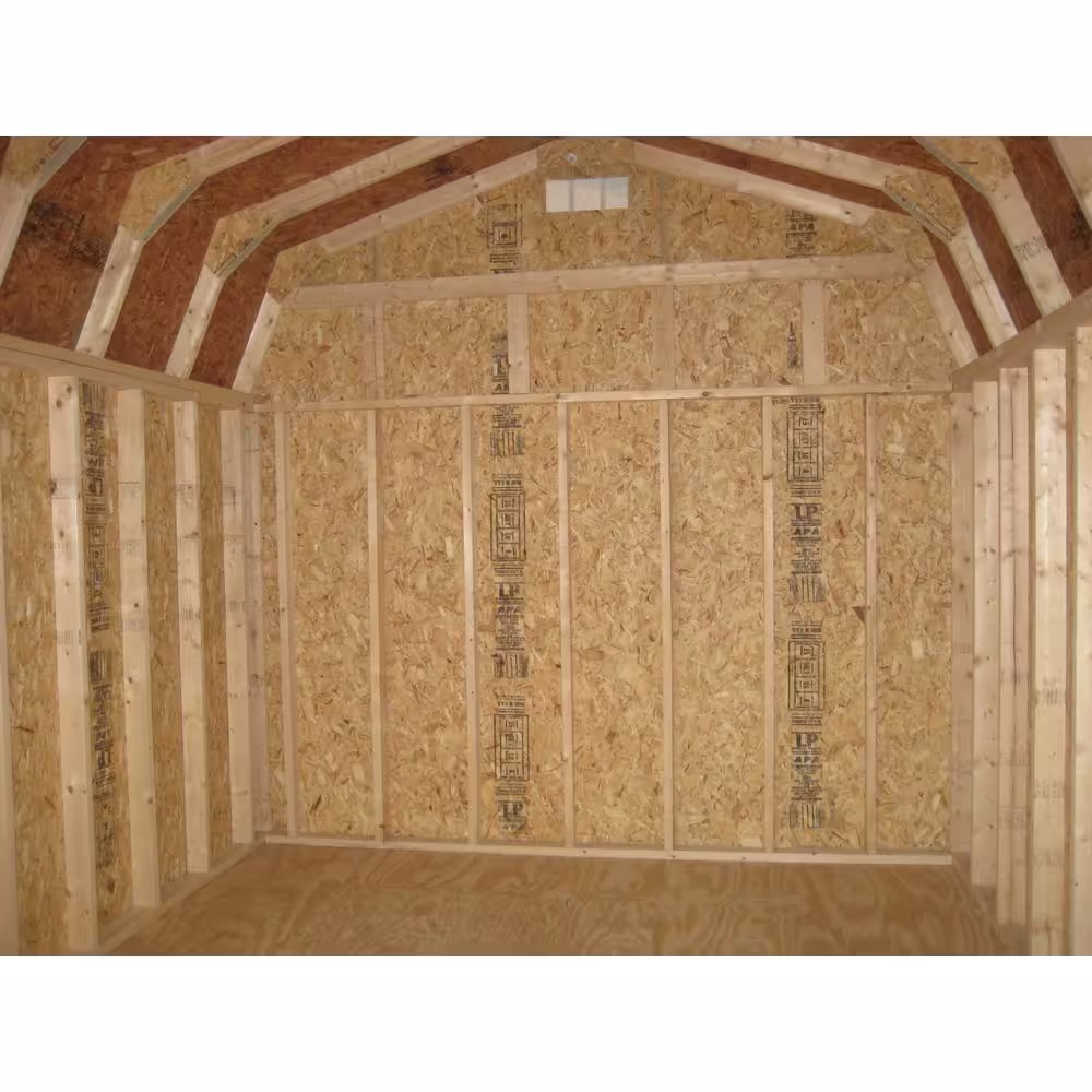 LITTLE COTTAGE CO. Classic Gambrel 10 ft. x 20 ft. Wood Storage Building Precut Kit with 6 ft. Sidewalls with Floor