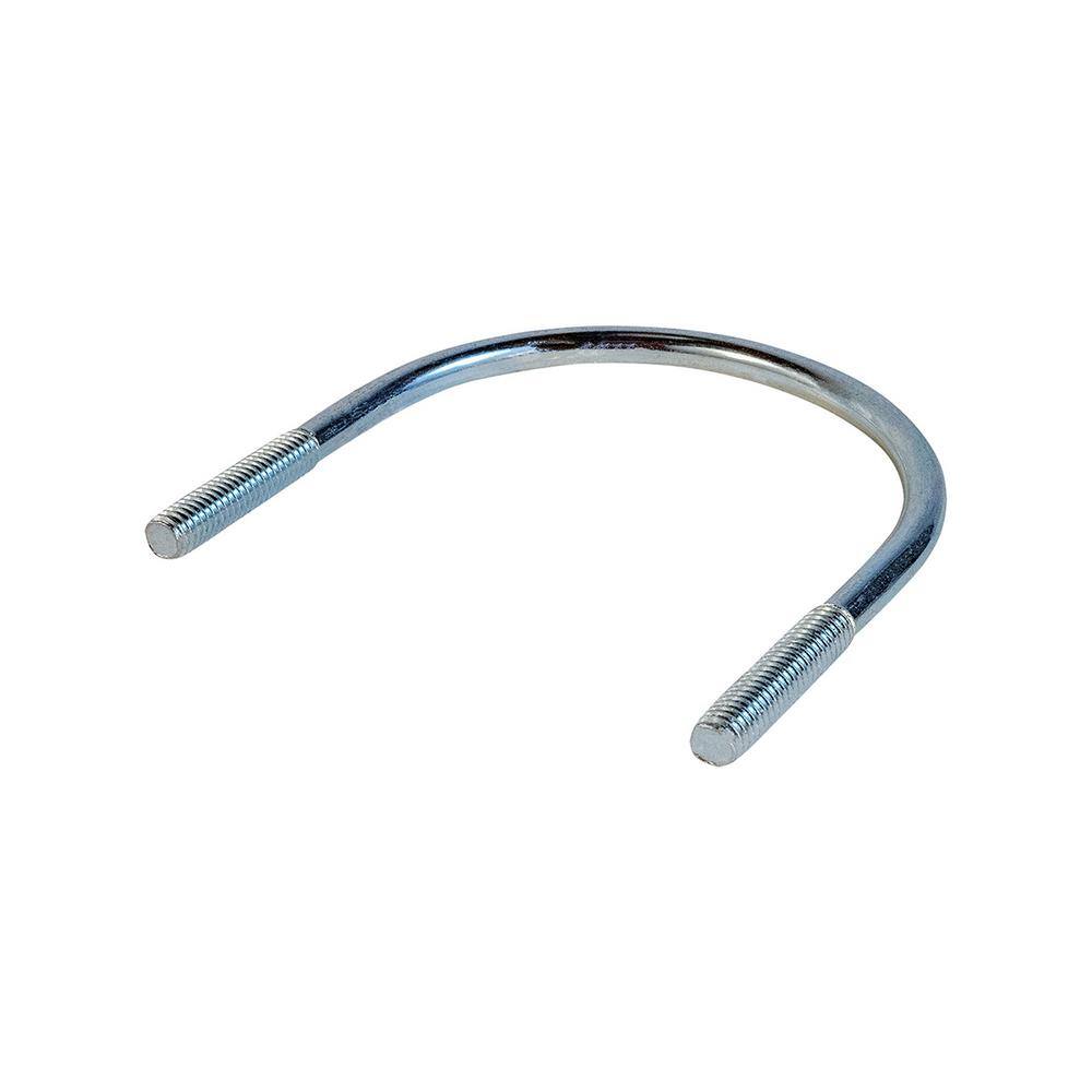 The Plumber's Choice 1/2 in. Light-Duty Electro Galvanized Steel U-Bolt Pipe Clamp