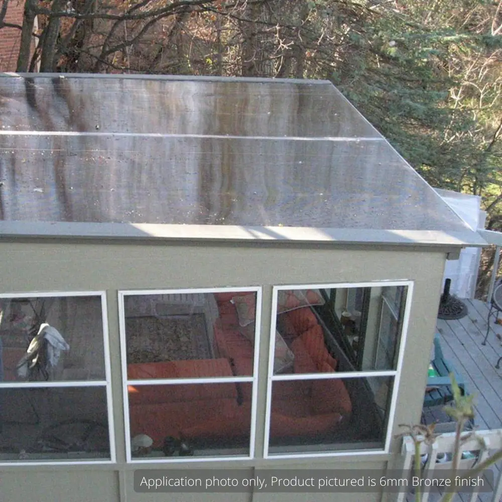 LEXAN Thermoclear 36 in. x 72 in. x 1/4 in. (6mm) Clear Multiwall Polycarbonate Sheet
