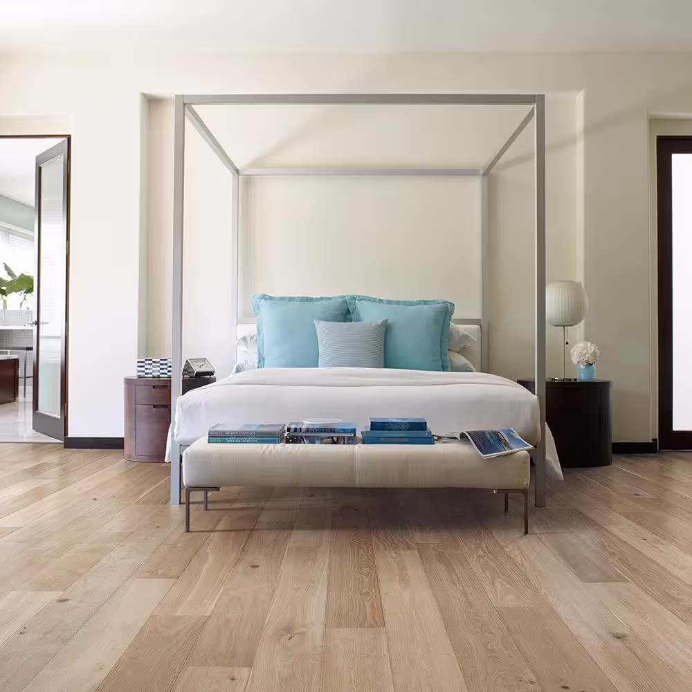 Malibu Wide Plank Dunes French Oak 3/8 in. T x 6.5 in. W Water Resistant Wire Brushed Engineered Hardwood Flooring (945.5 sq. ft./pallet)