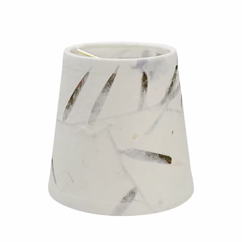 Aspen Creative Corporation 4 in. x 4 in. Off White Hardback Empire Lamp Shade (2-Pack)