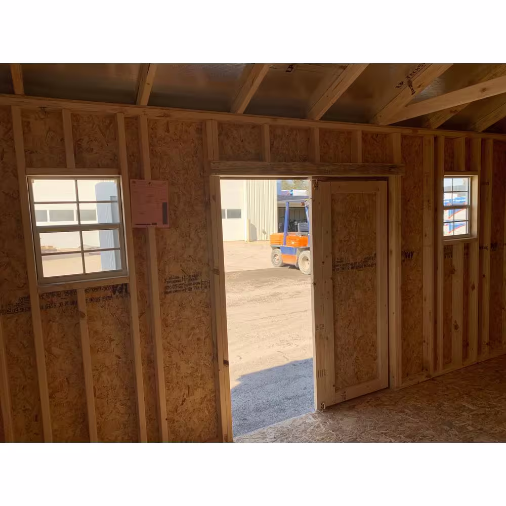 LITTLE COTTAGE CO. Classic Workshop 8 ft. x 8 ft. Wood Storage Building DIY Kit with Floor