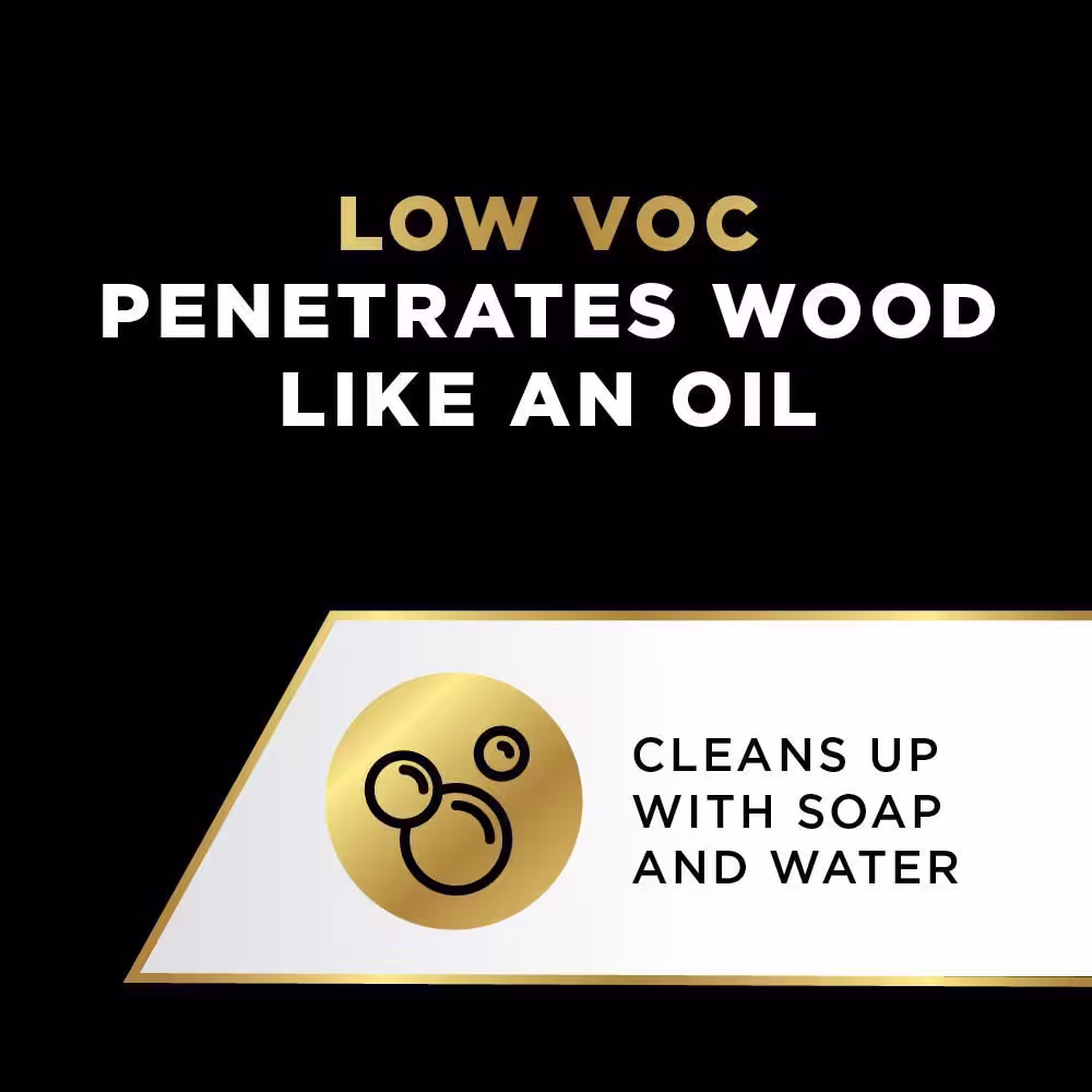 Olympic Elite 1 gal. Mountain Cedar Woodland Oil Transparent Stain and Sealant in One Low VOC
