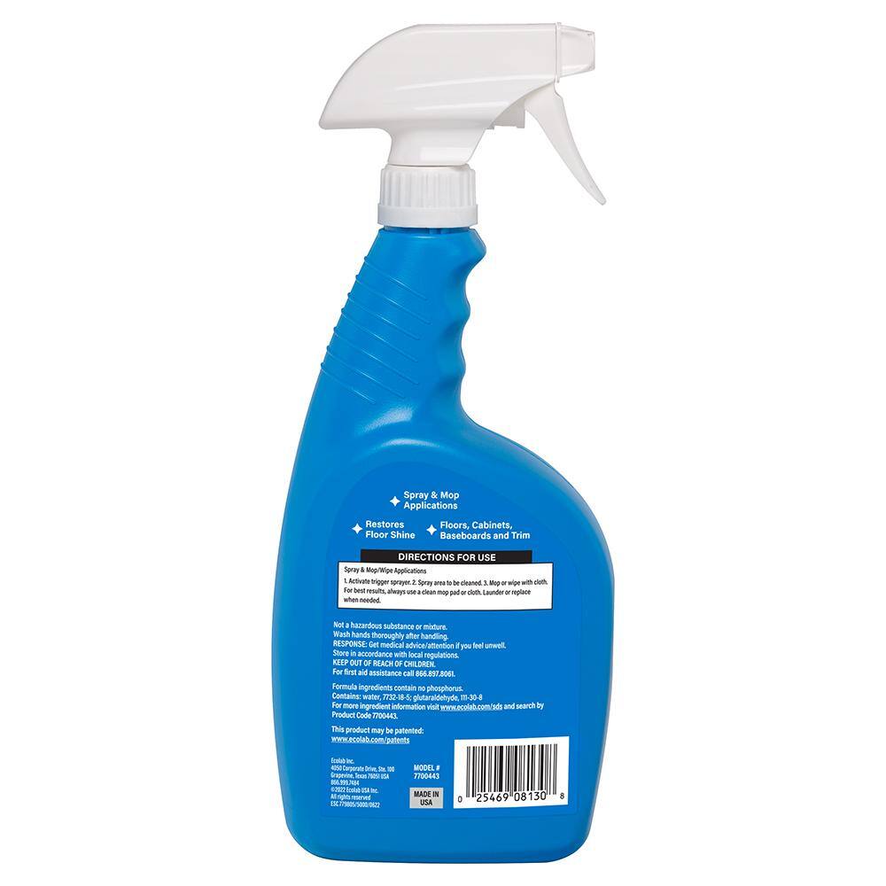 ECOLAB 32 fl. oz. Hardwood and Laminate Floor Cleaner (3-Pack)