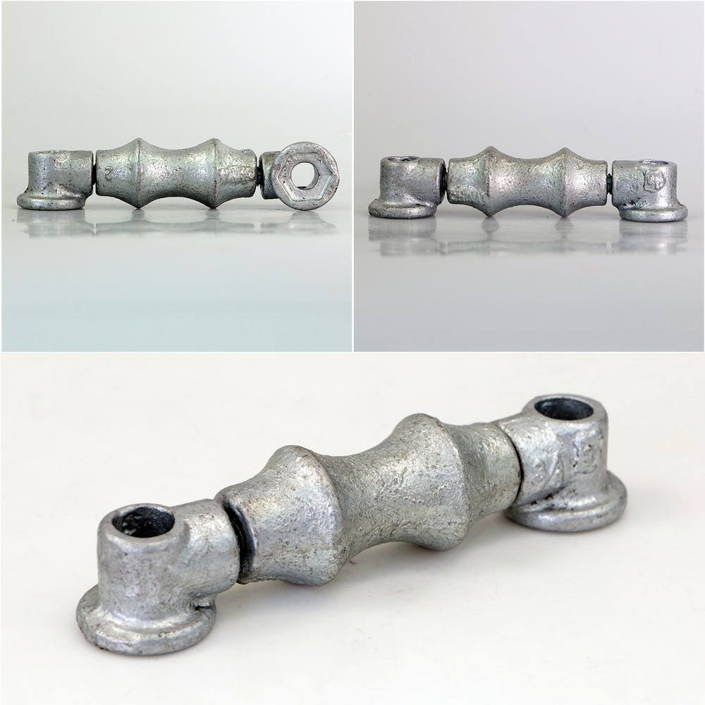 The Plumber's Choice 6 in. Galvanized Steel Hot Dipped Double Rod Pipe Roller with Sockets (5-Pack)