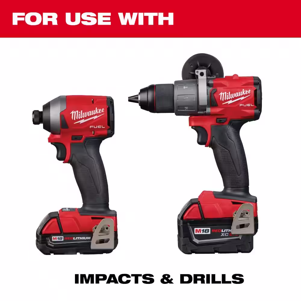 Milwaukee SHOCKWAVE Impact Duty Alloy Steel Magnetic Attachment & PH2 Bit Set (3-Piece)