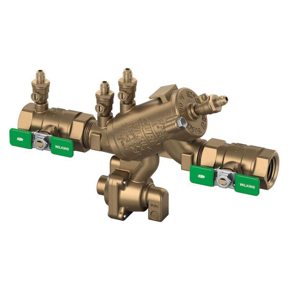 Wilkins 3/4 in. 975XL3 Reduced Pressure Principle Backflow Preventer with Union Ball Valves