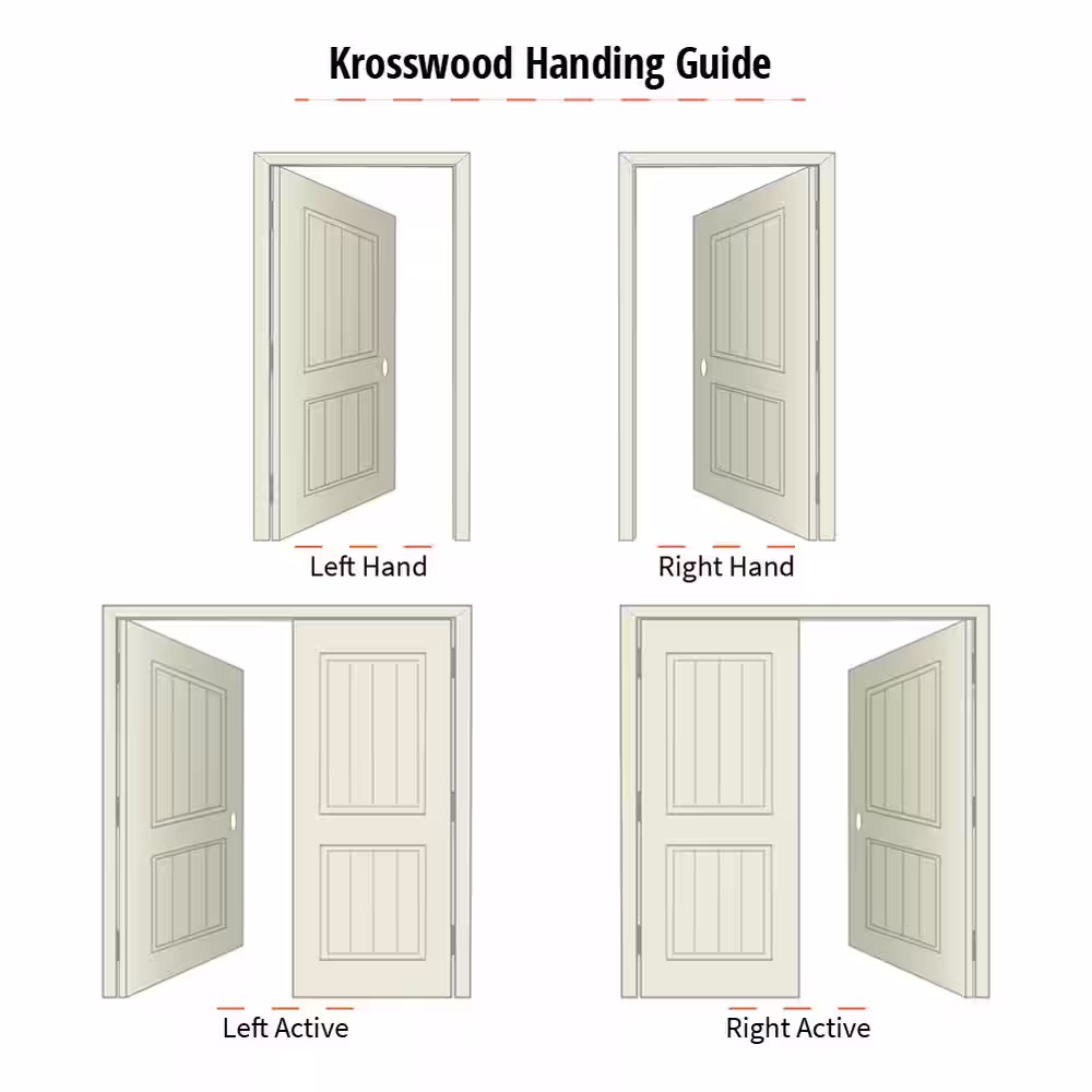 Krosswood Doors 30 in. x 80 in. 10-Lite Solid Hybrid Core MDF Primed Interior Door Slab