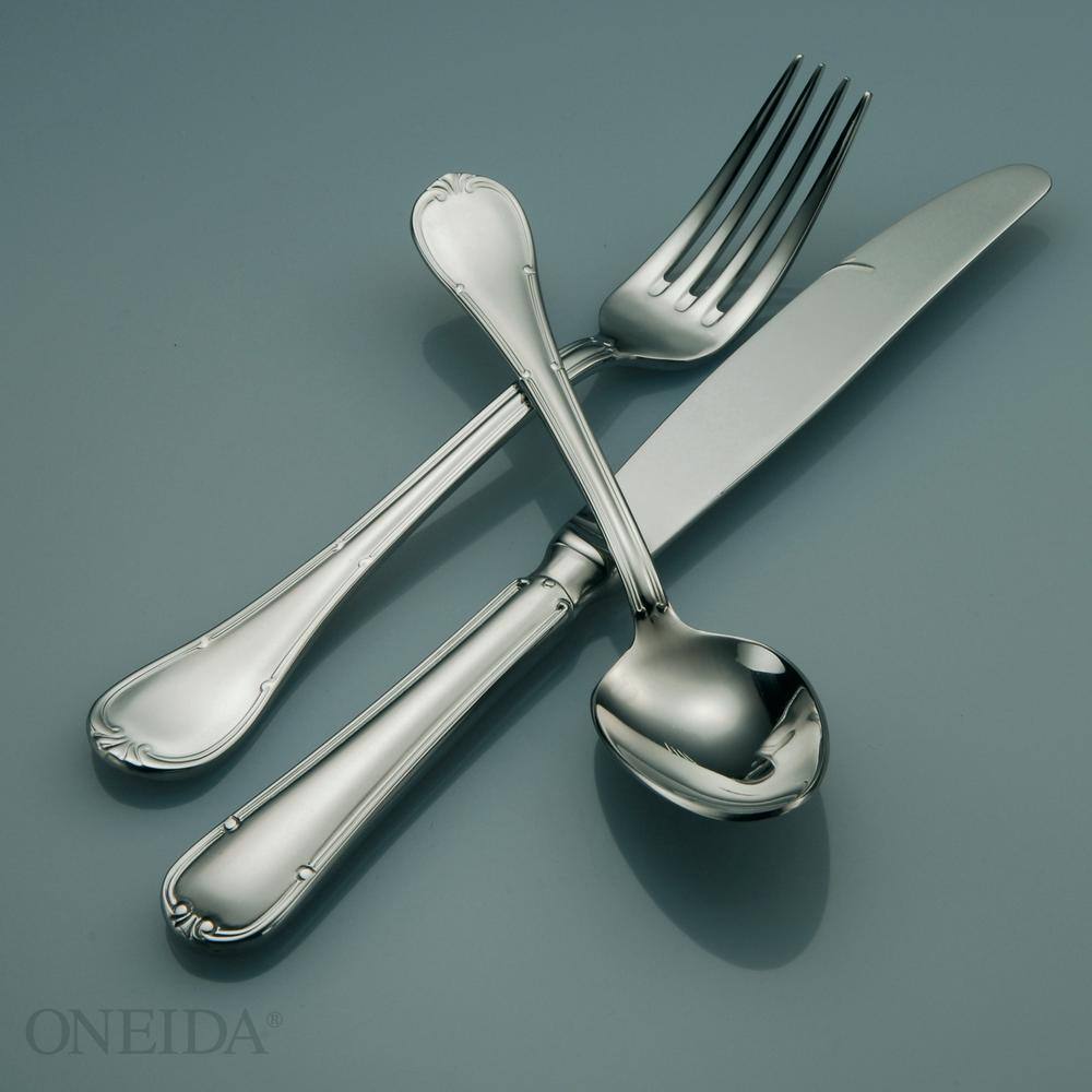 Oneida Titian 18/0 Stainless Steel Table Forks, European Size (Set of 12)