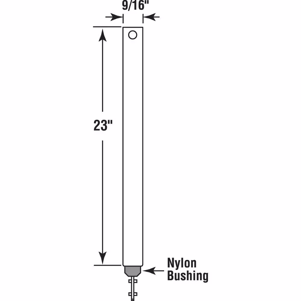 Prime-Line 23 in. Spiral Tilt Balance, Red Tip (Single Pack)