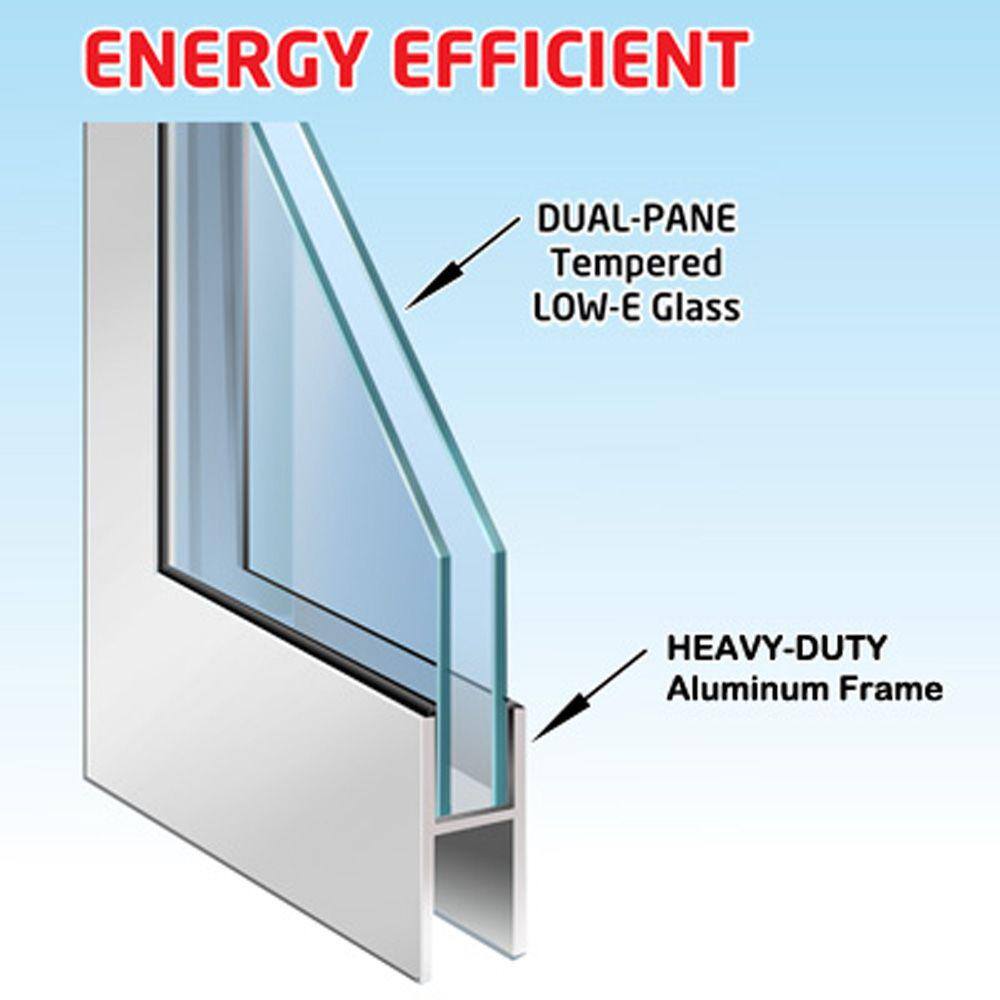 High Tech Pet 6.38 in. x 13.5 in. Weather and Energy Efficient Pet Door with Magnetic Closure for Regular Height Patio Doors