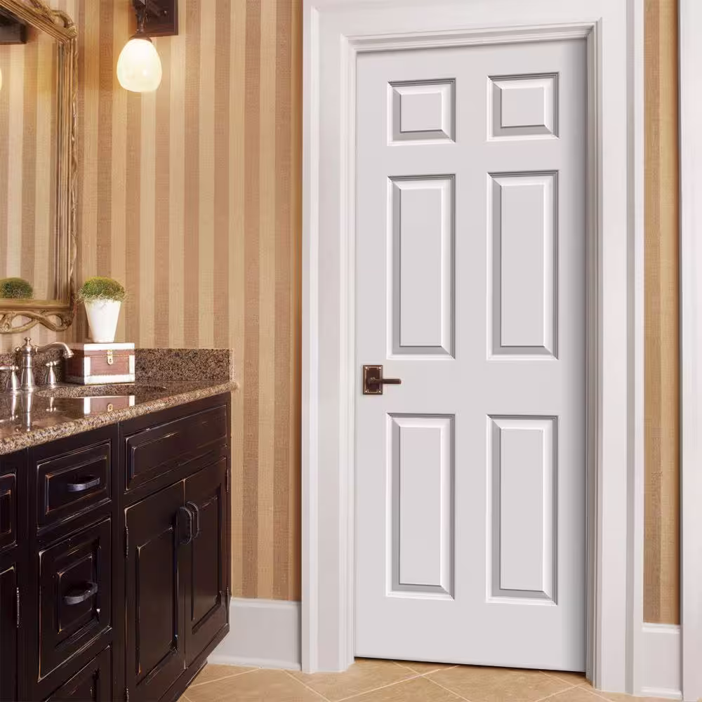JELD-WEN 36 in. x 78 in. Colonist Primed Textured Molded Composite Interior Door Slab