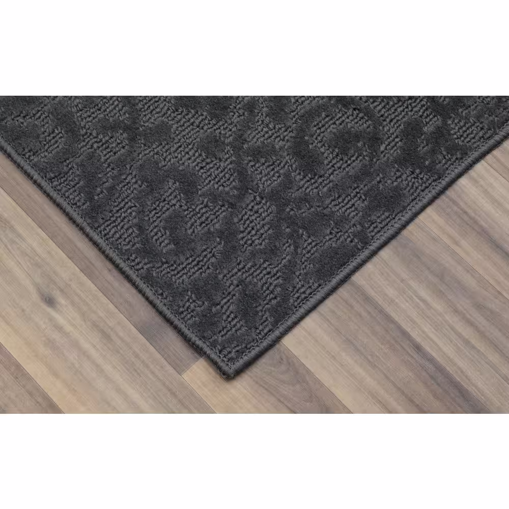 Garland Rug Ivy Cinder Gray 9 ft. x 12 ft. Area Rug