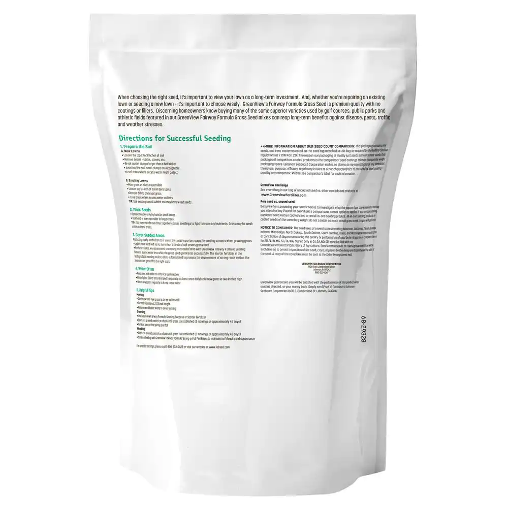 GreenView 7 lbs. Fairway Formula Grass Seed Kentucky Bluegrass Blend