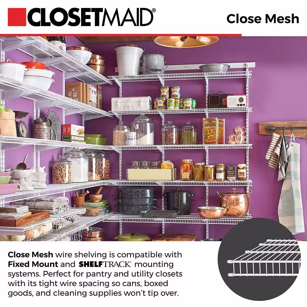 ClosetMaid ShelfTrack Anchors for Hang Track (10-Pack)