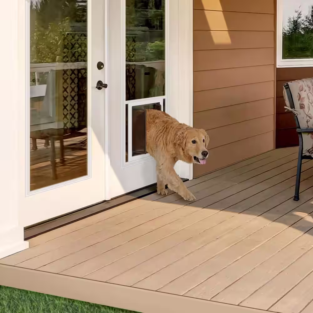 None Plexidor Dog Door 24 in.x82 in. Clear Glass Insert for 32 in. xÂ 96Â in., 34 in. xÂ 96Â in. and 36 in. x 96 in. French Doors