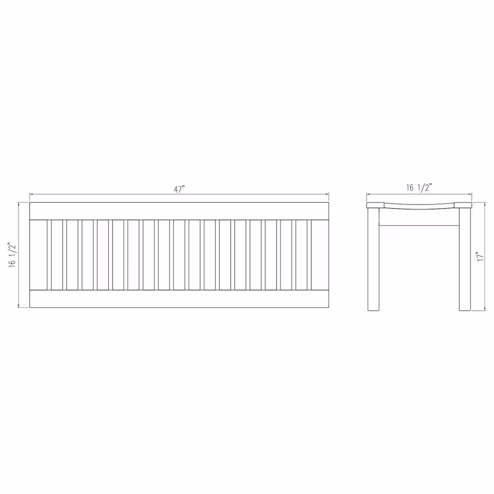 Cambridge Casual Caterina Teak Wood 6 Piece Outdoor Dining Set