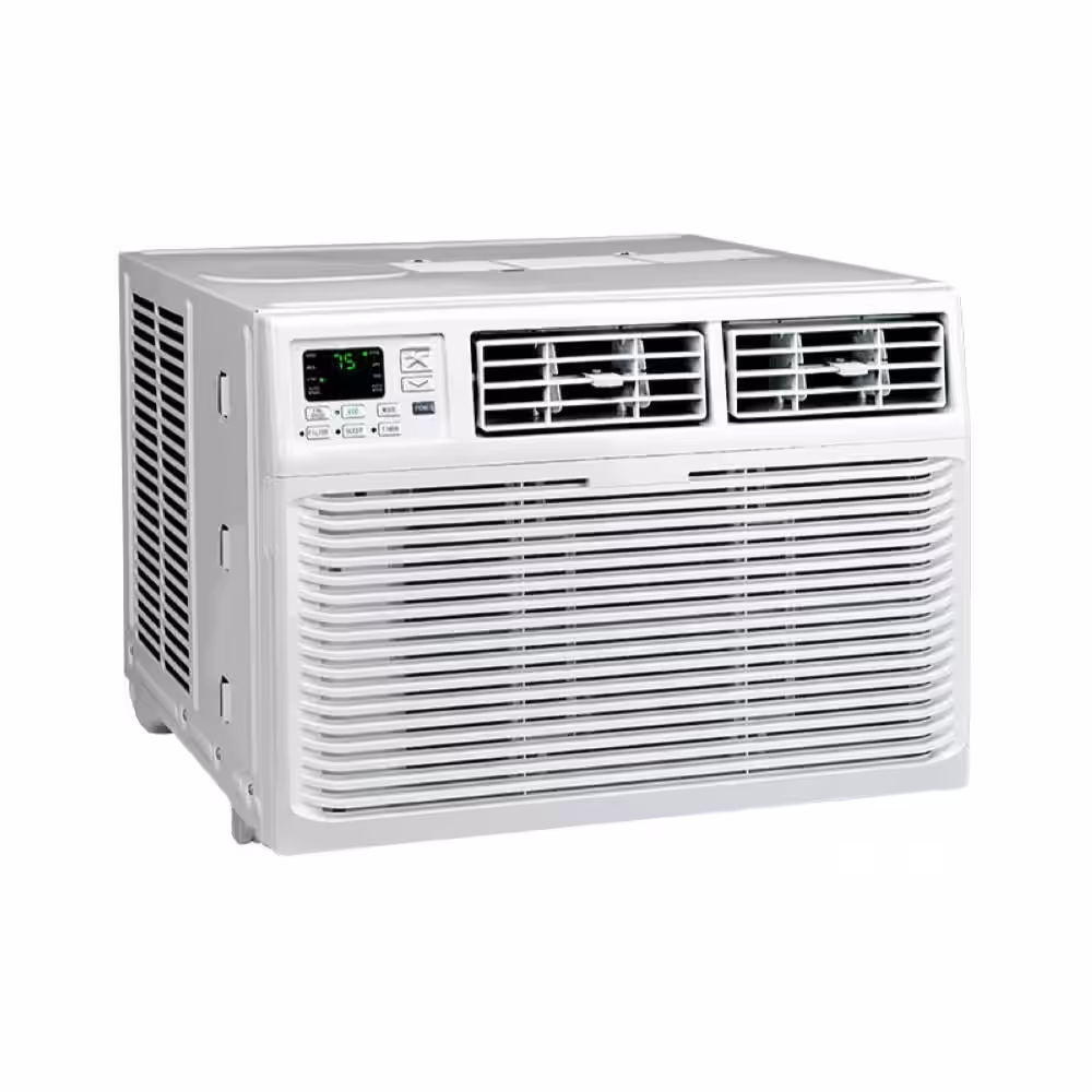 None 12,000 BTU 115 Volt Window Air Conditioner Cools 550 Sq. Ft. with Remote in White