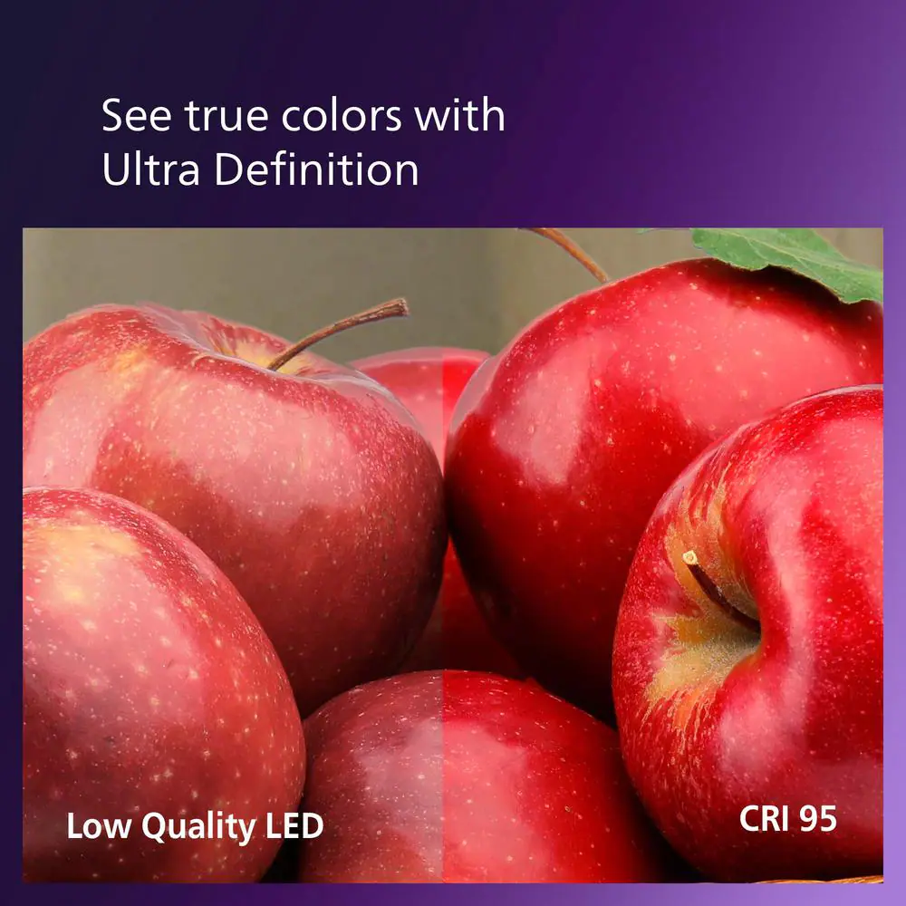 Philips 60-Watt Equivalent A19 Ultra Definition Dimmable E26 LED Light Bulb Soft White with Warm Glow 2700K (4-Pack)