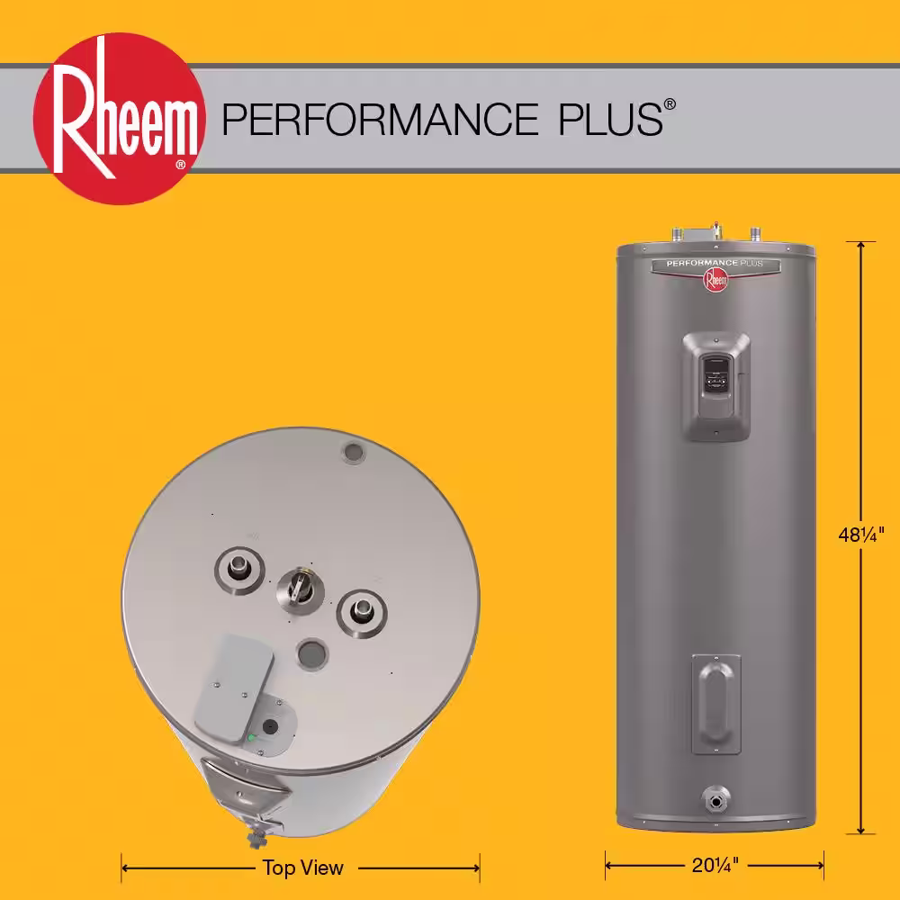 Rheem Perf Plus 40 Gal. 4500-Watt Elements Medium Electric Water Heater WA OR Version with 9-Year Tank Warranty and 240-Volts