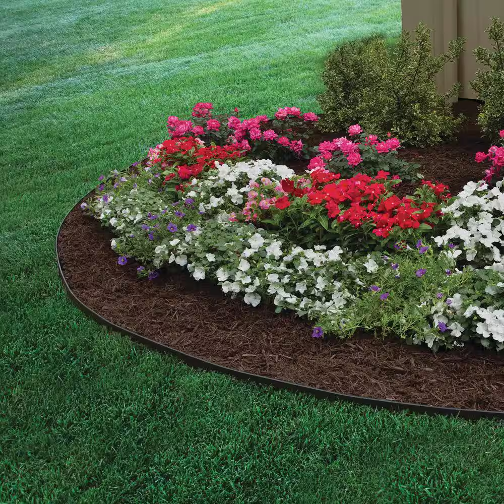 ProFlex 50 ft. L x 1.7 in. H Commercial Grade Brown Plastic No-Dig Edging Kit