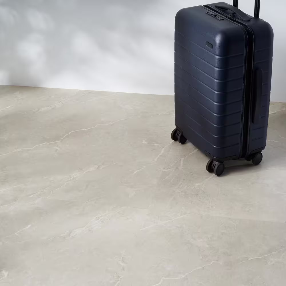 Ivy Hill Tile Duren Marbello Beige 28MIL x 18 in. x 36 in. Glue-Down Waterproof Luxury Vinyl Tile Flooring (1728 Sq. Ft./Pallet)