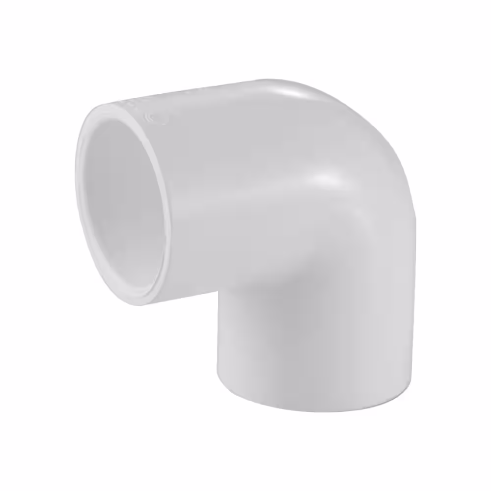 VPC 1-1/2 in. PVC Schedule 40 90 degree S x S Elbow Fitting