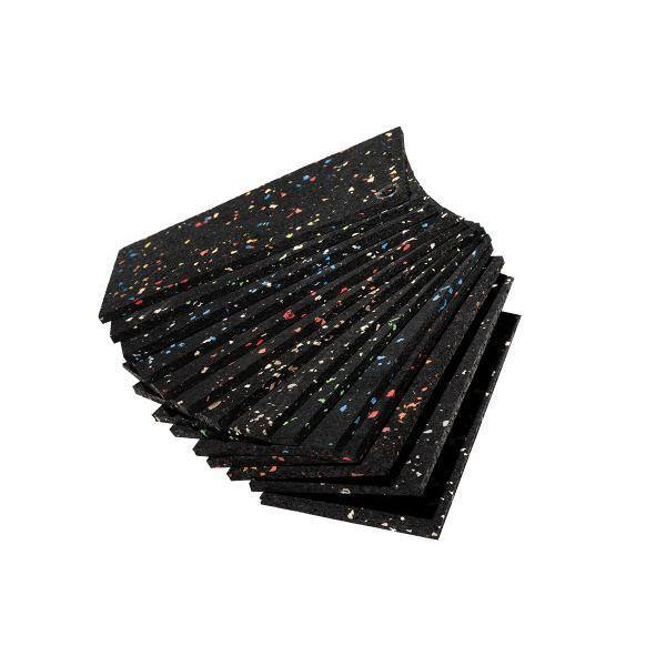 Survivor SportFloor Eco-Lock Cross-Training Desert Storm 24 in. x 24 in. x 0.25 in. Rubber Gym Flooring Tiles (34 sq. ft.) (8-Pack)