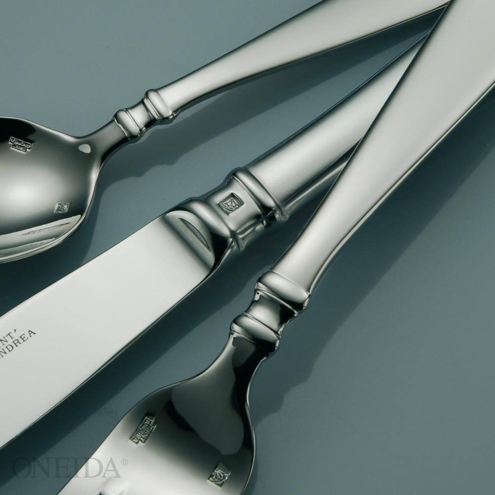 Oneida Corelli 18/10 Stainless Steel Table Forks, European Size (Set of 12)