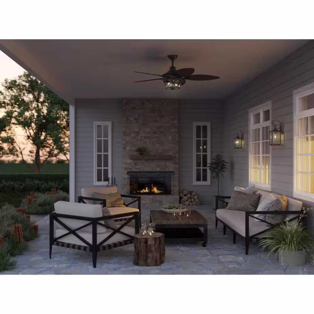 Progress Lighting Gibbes Street Collection 1-Light Antique Bronze Clear Beveled Glass New Traditional Outdoor Small Wall Lantern Light