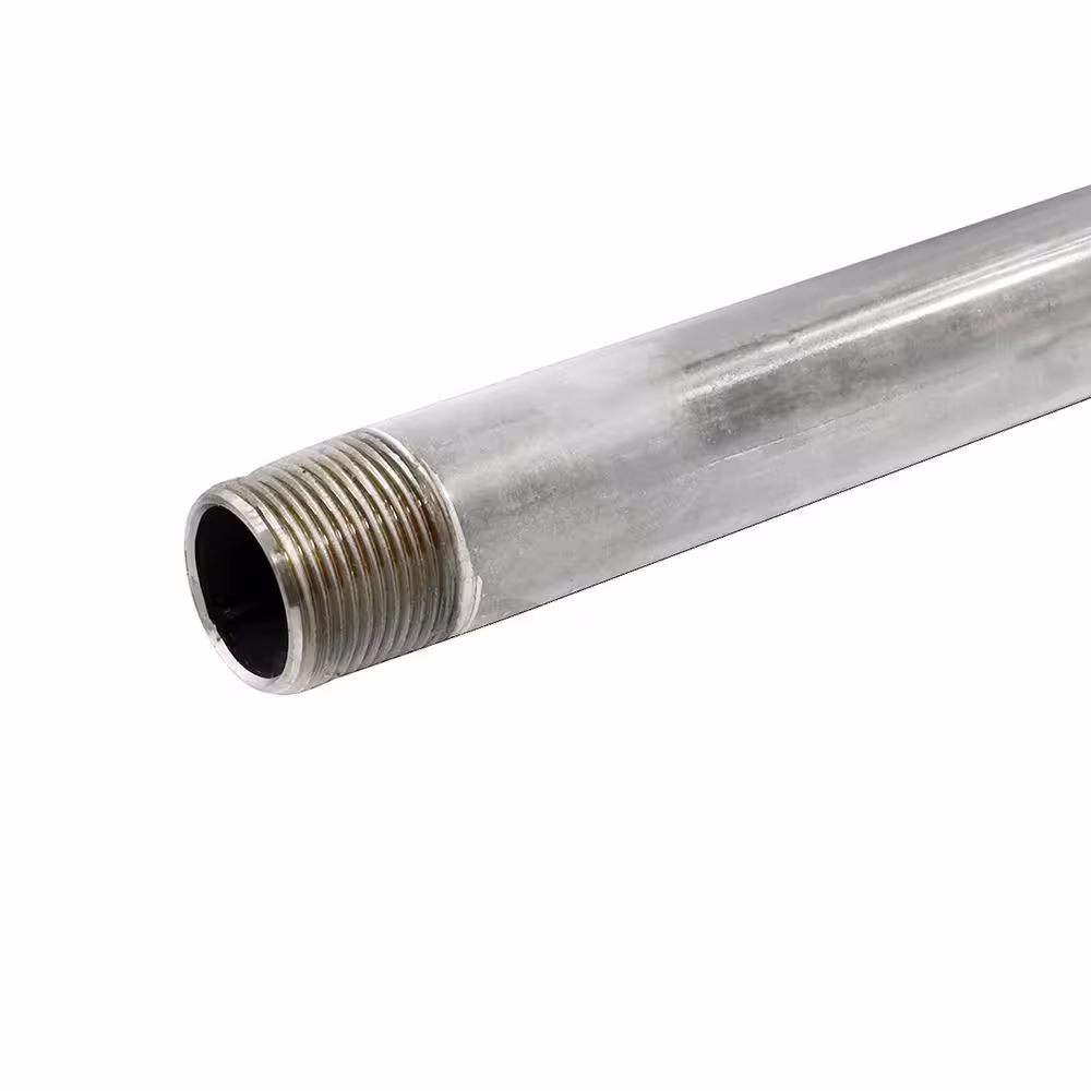 The Plumber's Choice 1 in. x 60 in. Galvanized Steel Pipe