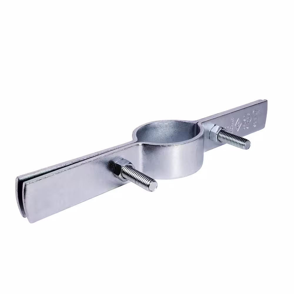 The Plumber's Choice 6 in. Riser Clamp in Electro Galvanized Steel