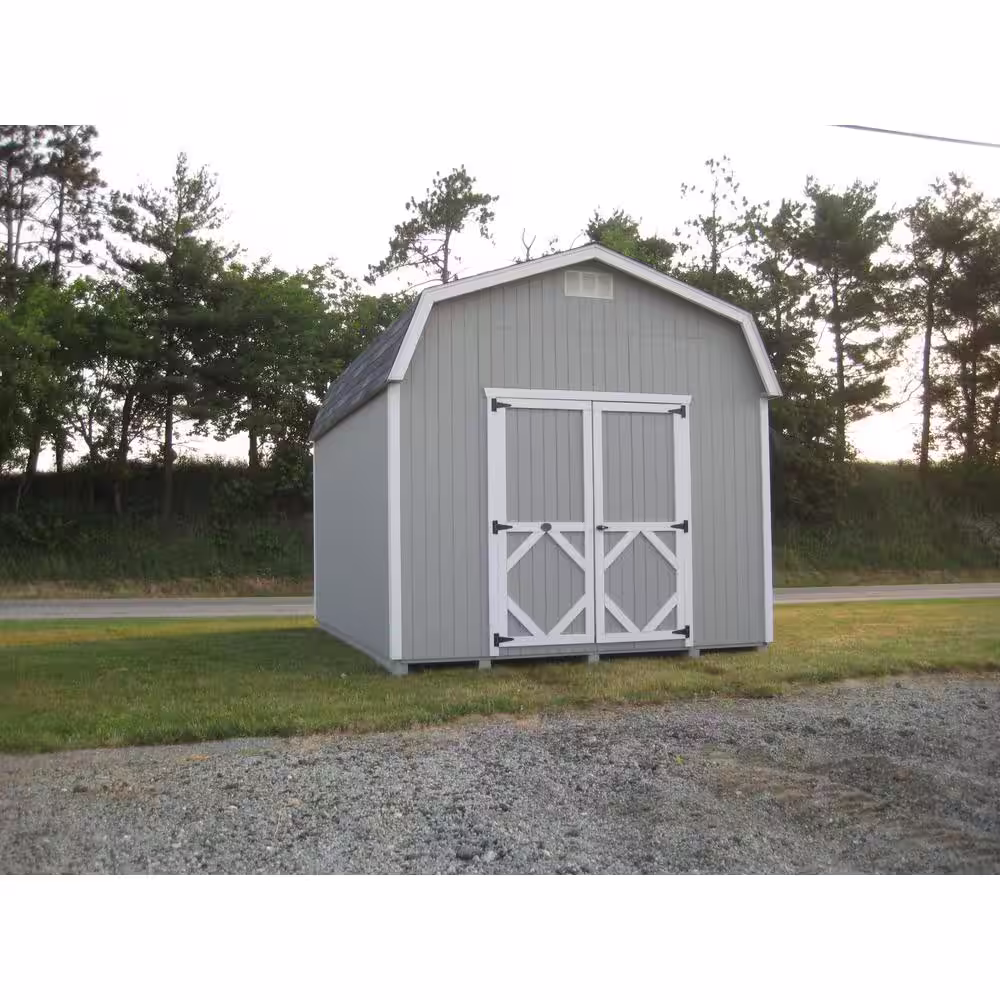 LITTLE COTTAGE CO. Classic Gambrel 10 ft. W x 16 ft. D Wood Shed Precut Kit with 6 ft. Sidewalls without Floor (160 sq. ft.)