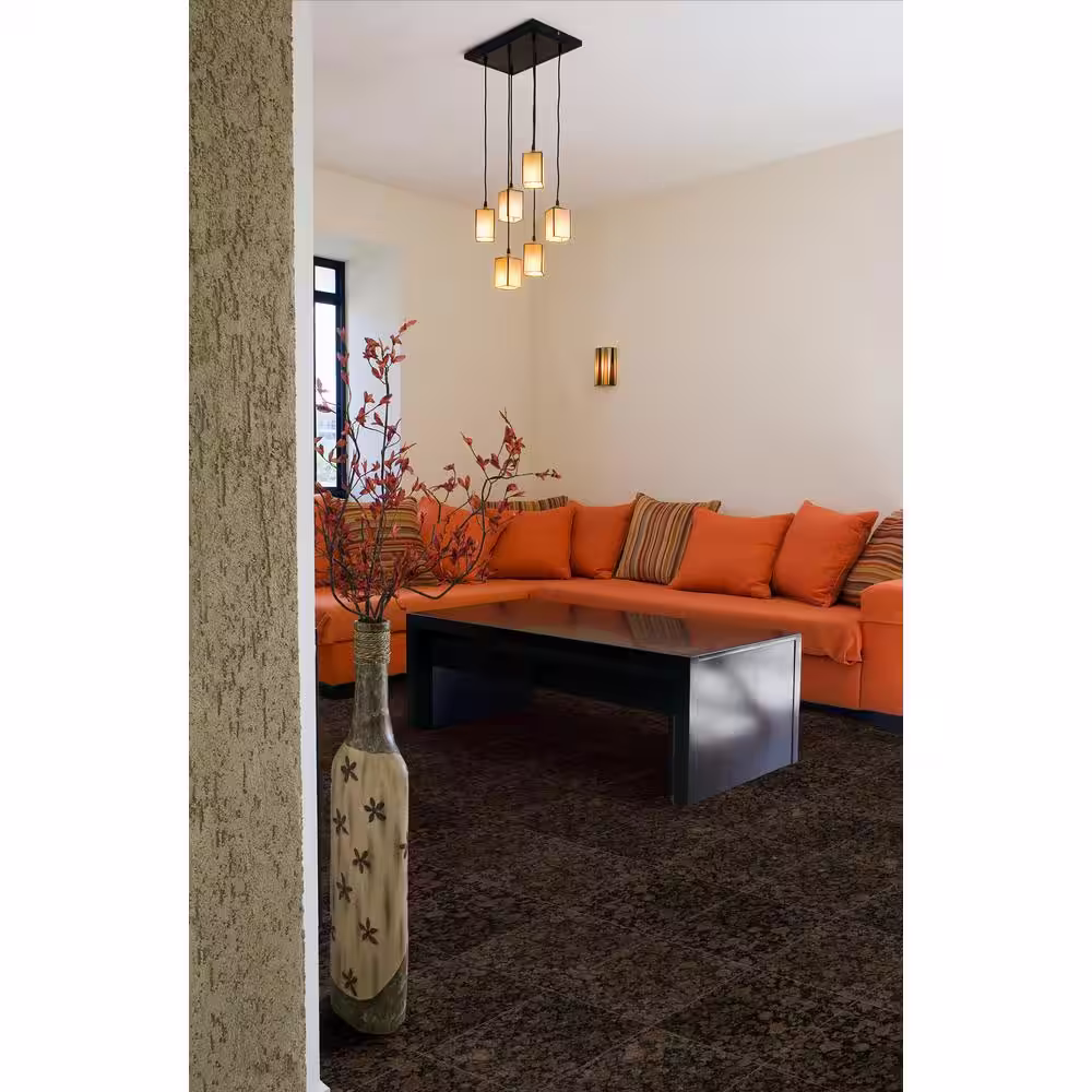 MSI Baltic Brown 12 in. x 12 in. Polished Granite Floor and Wall Tile (10 sq. ft. / case)