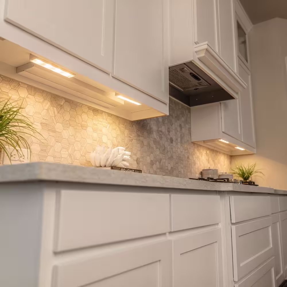 Brilliant Evolution LED White Wireless Under Cabinet Light with Remote (2-Pack)