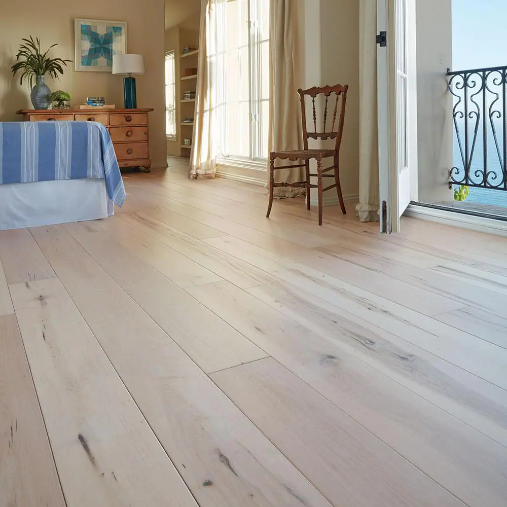 Malibu Wide Plank Manhattan Maple 3/8 in. T x 6.5 in. W Water Resistant Wire Brushed Engineered Hardwood Flooring (945.6 sq. ft./pallet)