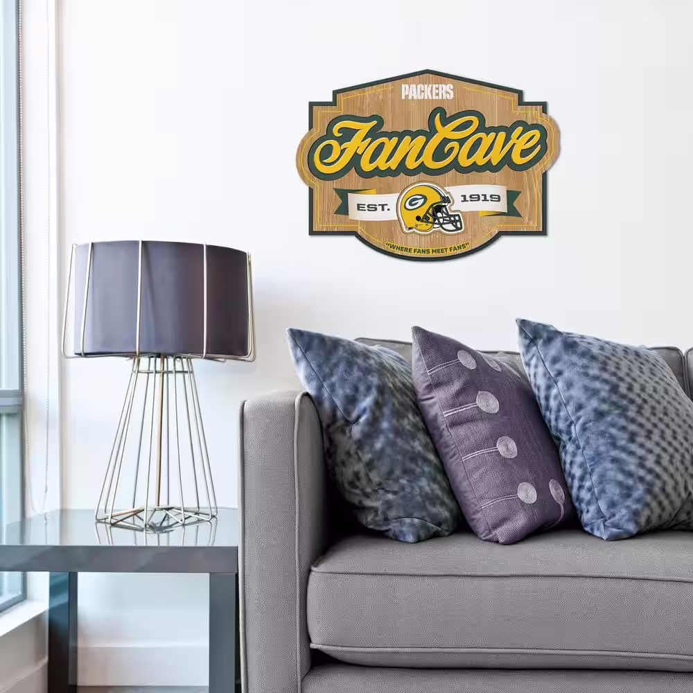 YouTheFan NFL Green Bay Packers Fan Cave Decorative Sign