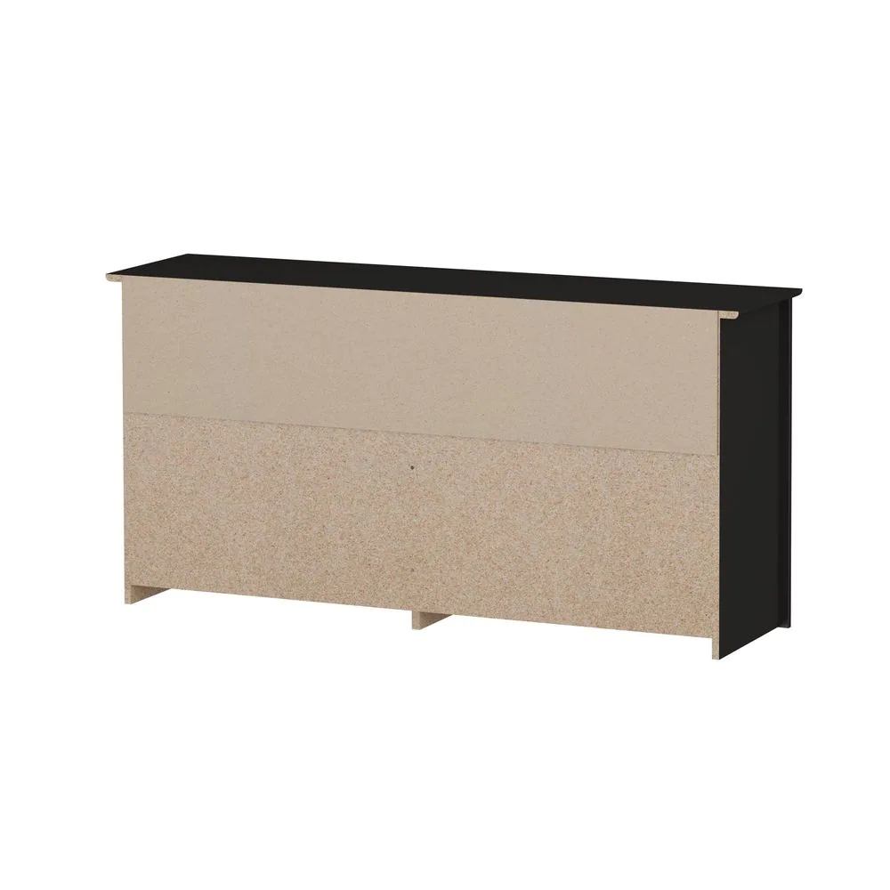 Prepac Sonoma 6-Drawer Black Dresser
