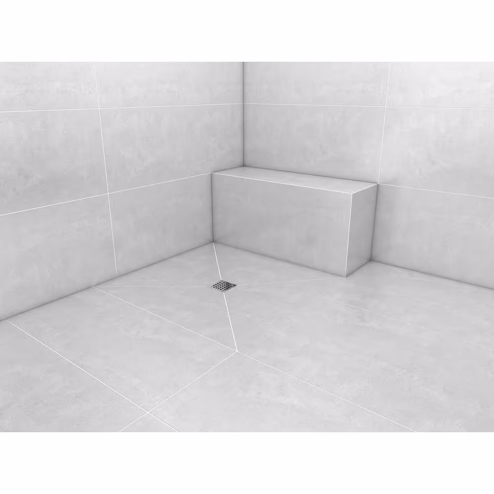 wedi Sanoasa Shower Bench 2M 35.375 in. W