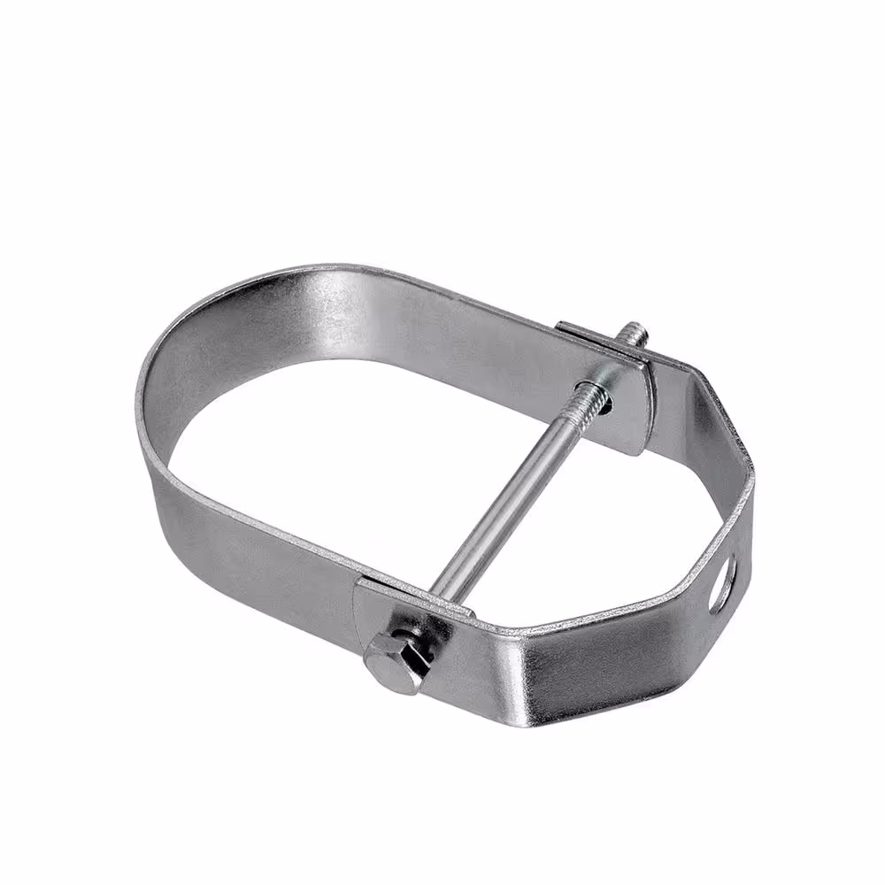 The Plumber's Choice 2-1/2 in. Clevis Hanger for Vertical Pipe Support in Standard Galvanized Steel