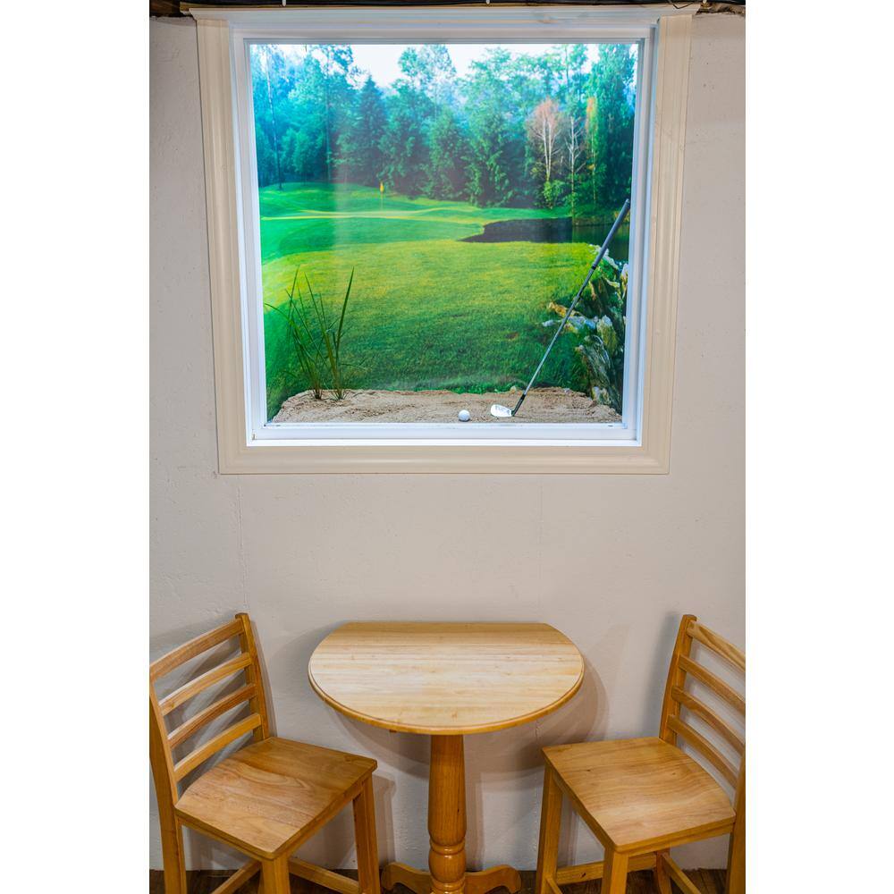 Biggies Peninsula View - Weather Proof Scene for Window Wells or Wall Mural - 120 in. x 60 in