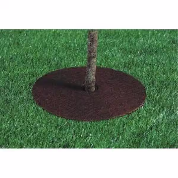 Bosmere 18 in. Dia Coconut Fiber Tree Protection Weed Mat Edging (3-Pack)